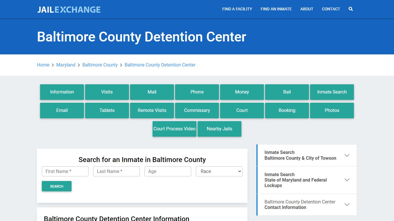 Baltimore County Detention Center - Jail Exchange